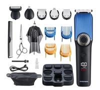 Barberboss Tondeuse à barbe pour homme, tondeuse à cheveux sans fil pour hommes, kits de toilettage, imperméable, tondeuse à poils de nez pour homme, QR-6088