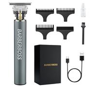 Barberboss Tondeuse à barbe sans fil pour homme, tondeuse à cheveux pour homme, coupe-poils pour homme, tondeuse de précision QR-2067