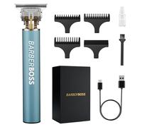 Barberboss Tondeuse à barbe sans fil pour hommes : tondeuse de coupe de cheveux pour hommes, tondeuse de précision pour hommes QR-2077