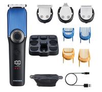 BarberBoss Tondeuse à cheveux 5 en 1 pour homme - Kit de toilettage sans fil pour barbe, cheveux, nez et corps, tondeuse étanche et rechargeable, tondeuse pour homme