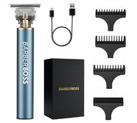 BarberBoss Tondeuse à cheveux pour homme, tondeuse à barbe sans fil, tondeuse pour le visage pour homme, tondeuse de précision pour cheveux et barbe, tondeuse de coupe de cheveux pour homme, tondeuse