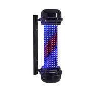 Barberpub Poteau de barbier, barre de barbier avec éclairage LED pour salon de coiffure, lumière de poteau de barbier, montage mural, équipement de barbier 71 cm, économie d'énergie L047BC