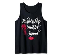 Barbershop Quartet Squad Chorus Chorus Femme Musique Chante Débardeur