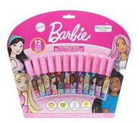 Barbie 12 pièces à base de plantes Gloss à lèvres, filles faveurs de la fête, premier maquillage pour la fille, parfait pour les fêtes, dormants, et cadeaux d'anniversaire, âges 3 +, par Townley Girl