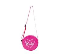 ARDITEX - Sac à bandoulière rond pour enfant Barbie - 16 x 16 x 3 cm - Couleur rose fuchsia - Parfait pour les filles