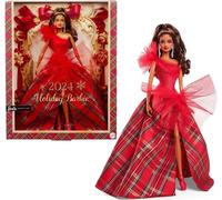 Barbie Holiday Noël 2024 Brune Poupée Signature Édition Limitée Mattel HRM63