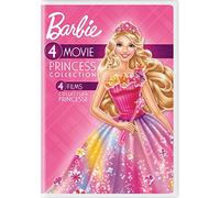 Barbie 4-Movie Princess Collection (Barbie as The Princess and the Pauper / Barbie and the Diamond Castle / Barbie: Princess Charm School / Barbie and the Secret Door) [Region Free]