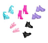 Barbie Accessoires pour poupée, 5 paires de chaussures