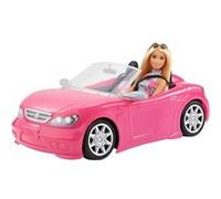 Barbie Adolescent 29 cm et Cabrio Véhicule 20 x 15 x 29 cm Rose G