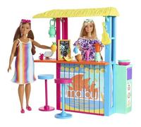 Barbie Aime les Oceacuteans coffret pour poupeacutee Paillote de plage avec plus de 18 accessoires fabriqueacute agrave parti[224]
