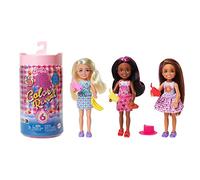 Barbie Assortiment de poupées Mannequin Chelsea Color Reveal avec 6 Surprises et Changement de Couleur, série Picnic, Jouet Enfant, Dès 3 Ans, HKT81