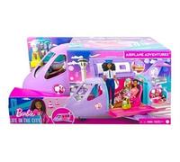Barbie Coffret Poupée Pilote avec Jet Privé, Détails Réalistes, Autocollants Inclus pour Personnalisation Thème Voyage, Plus De 15 Accessoires, Chiot, Jouet Enfant, A Partir De 3 Ans, HCD49