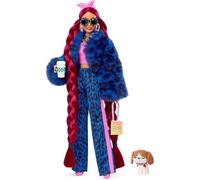 Barbie - Barbie Extra Bleu Léopard - Poupée - 3 ans et +