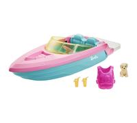 Barbie Barbie-Hors-Bord de Barbie-3 Poupées avec Chiot et Accessoires