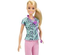 Barbie - Barbie infirmiere - Poupée Mannequin - Des 3 ans GTW39