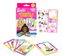 Barbie Barbie Lot de 36 cartes flash mathématiques avec chiffres pour garçons, filles et autres enfants