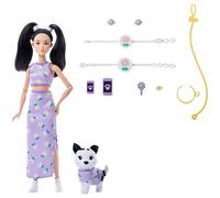 Barbie Twinning Looks Asian With Dog Doll Violet