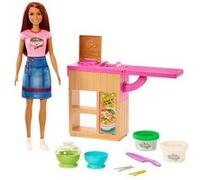 Barbie barre de nouilles 30 cm cheveux bruns 9 pièces Multicolore G