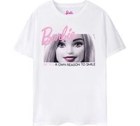 Barbie - "Be Your Own Reason To Smile" T-shirt manches courtes pour femme NS7420 (XS) (Blanc)