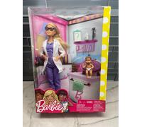Barbie Bébé Docteur Pediatrician Poupée & Jeu Enfant Bouteille Couverture Scope