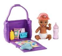 Barbie Skipper Babysitters Inc. - Bébé et Accessoires de Toilette - Coffret Poupée Mannequin - 3 ans et +