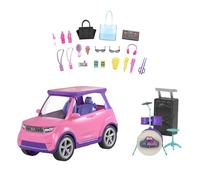 Barbie – Véhicule de concert transformable – Big City Big Dreams – avec 20 accessoires – Dès 3 ans