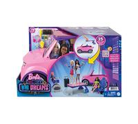 Barbie Big City Big Dreams véhicule Concert Transformable pour poupée, Voiture avec 20 Accessoires, Jouet pour Enfant, GYJ25