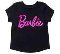 Barbie T-shirt d'anniversaire pour fille Tailles 2T - 14-16 ans, Noir/rose, 14-16