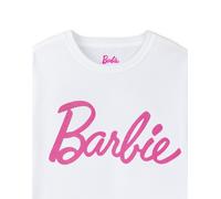 Barbie Blanc Classic Logo T-shirt à manches courtes Femme