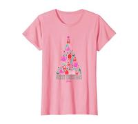 Barbie Bonne Fete - Sapin de Noel T-Shirt, Femme, Rose, 3XL