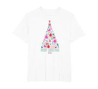 Barbie Bonne Fete - Sapin de Noel T-Shirt, Homme Grandes Tailles, Blanc, 4X Tall