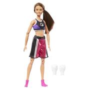 Barbie-Boxeuse-Poupée brune articulée avec tenue et accessoires HRG40