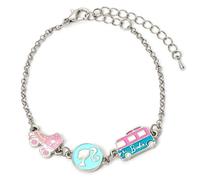 Barbie - Bracelet En Chaine - Silhouette, Skate & Camping-Car