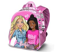 Barbie Brave-Sac à Dos 3D Petit, Rose, 26 x 31 cm, Capacité 8,5 L