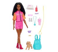 Barbie Poupée 'Brooklyn' JJV60 – Aventures en plein air, tenue d'aventure, plus de 10 accessoires, chiot