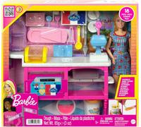 Barbie Buddys Café Set de jeu avec poupée (blonde) et accessoires