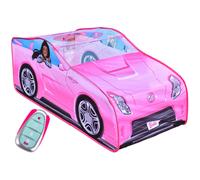 Barbie Cabriolet Pop Up Tent - Pink Princess Playhouse Toy avec des sons et des cls FOB INDOOR ET OUTDOOR PLAY