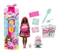 Barbie Coffret poupée et accessoires Cœurs Étincelants – 10 surprises, éléments changeant de couleur