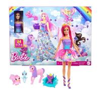 Barbie-Calendrier de l’Avent Barbie Dreamtopia-Poupée et accessoires HRG90 Multicolore#Barbie Multicolore Barbie Dreamtopia POUPEE