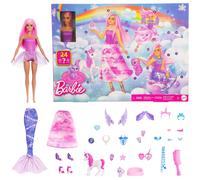 Barbie - Calendrier de l'Avent - Avec poupée mode et 24 surprises - Barbie - JFL66 Multicolore