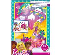 Calendrier de l'Avent - BARBIE - 24 accessoires de dessin - Pour enfant fille de 3 ans et plus