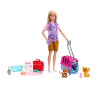 Barbie Careers Doll & Accessories, Animal Rescue & Recovery Playset with Blonde