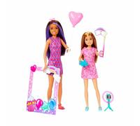 Barbie Celebration Fun Lot de 2 poupées Skipper et Stacie