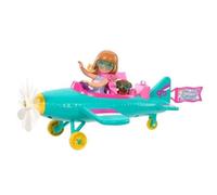 Barbie-Chelsea Can Be…-Avion et poupée-Coffret avec accessoires HTK38