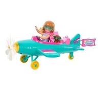 Barbie-Chelsea Can Be...-Avion Et Poupée-Coffret Avec Accessoires Htk38 Beige G