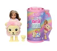 Barbie Chelsea Cutie Reveal Petite Poup e & Accessoires Brune en Costume de Lion 6 Surprises Changement de Couleur (Les Styles Peuvent Varier)