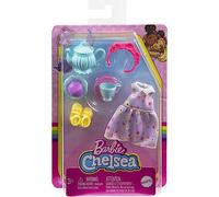 Barbie Chelsea Pack Accessoires - HHM59 - Robe sans Manches + Chaussures et Accessoires pour Le thé