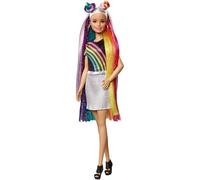 Barbie Chevelure Arc-En-Ciel Paillettes