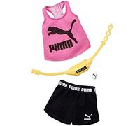 Barbie Clothes: Puma Outfit Doll with 2 Accessories, Shorts Set