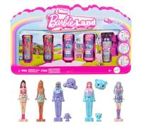 Barbie Coffret 5 Poupées Pop Reveal Mini BarbieLand de 4 cm avec révélation Surprise et élément de Jeu sensoriel (Les Styles Peuvent Varier), JGL29